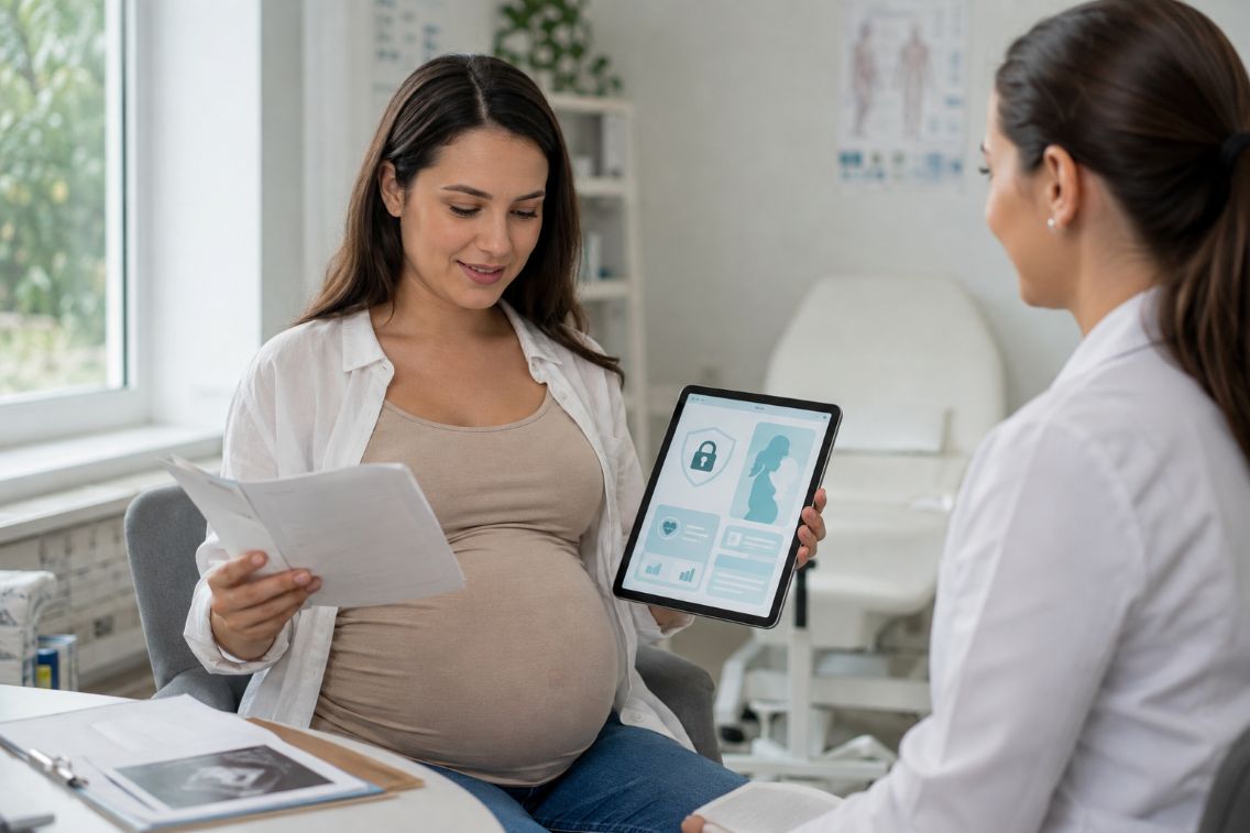 Paper and digital prenatal care